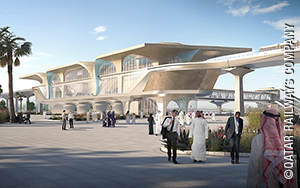 Significant railway system under way in qatar