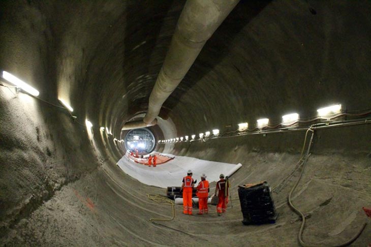 Crossrail: Dentro de los túneles