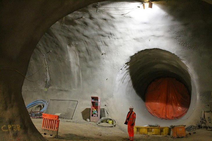 Crossrail: Dentro de los túneles