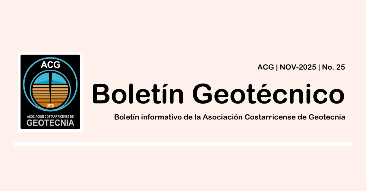 Boletín Geotécnico No. 25