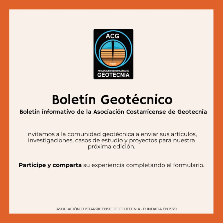 BOLETIN GEOTECNICO DE LA ACG